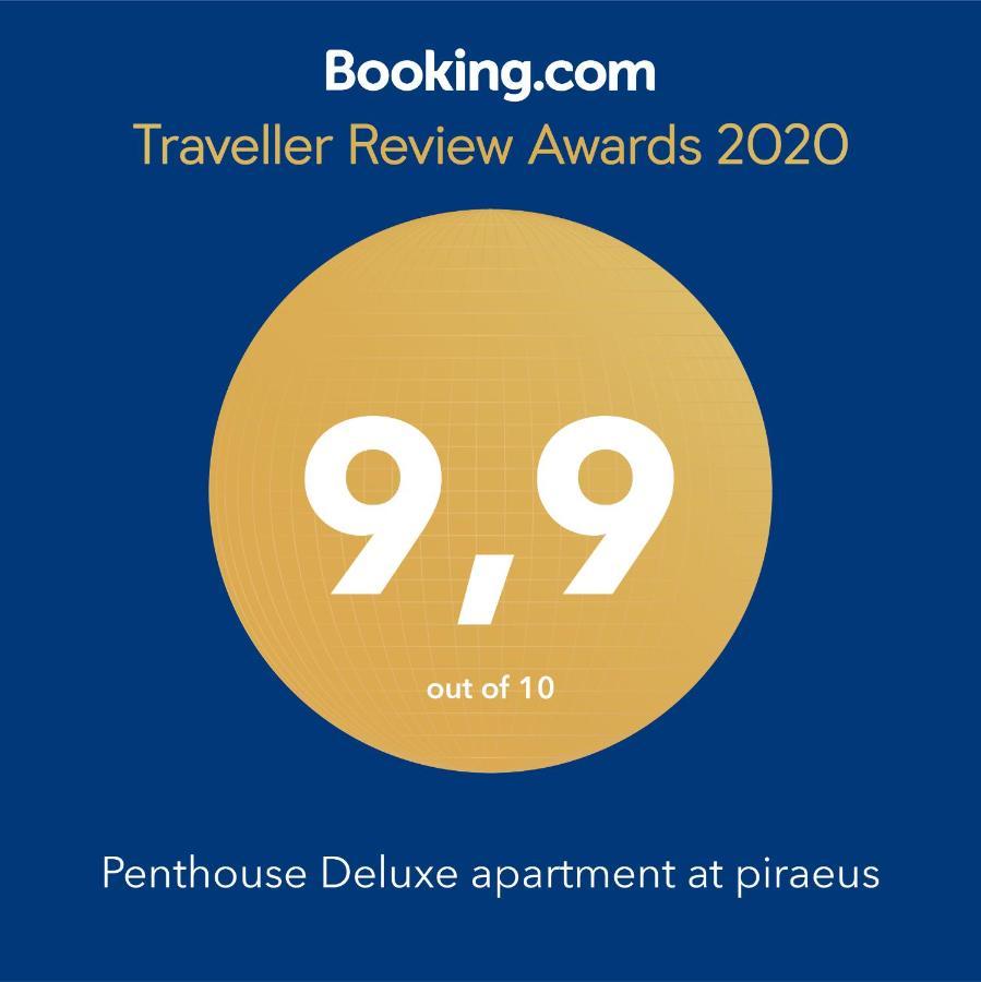 Penthouse Deluxe Apartment At Piraeus Buitenkant foto