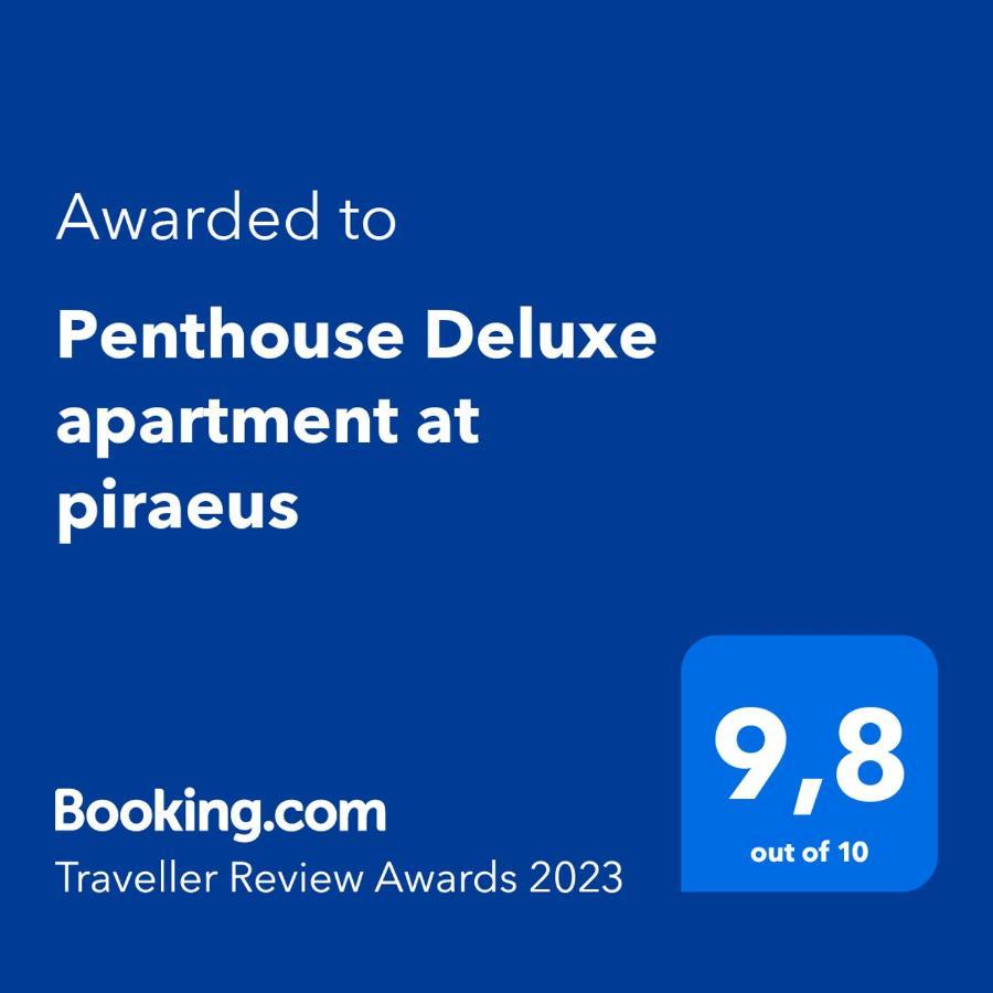 Penthouse Deluxe Apartment At Piraeus Buitenkant foto
